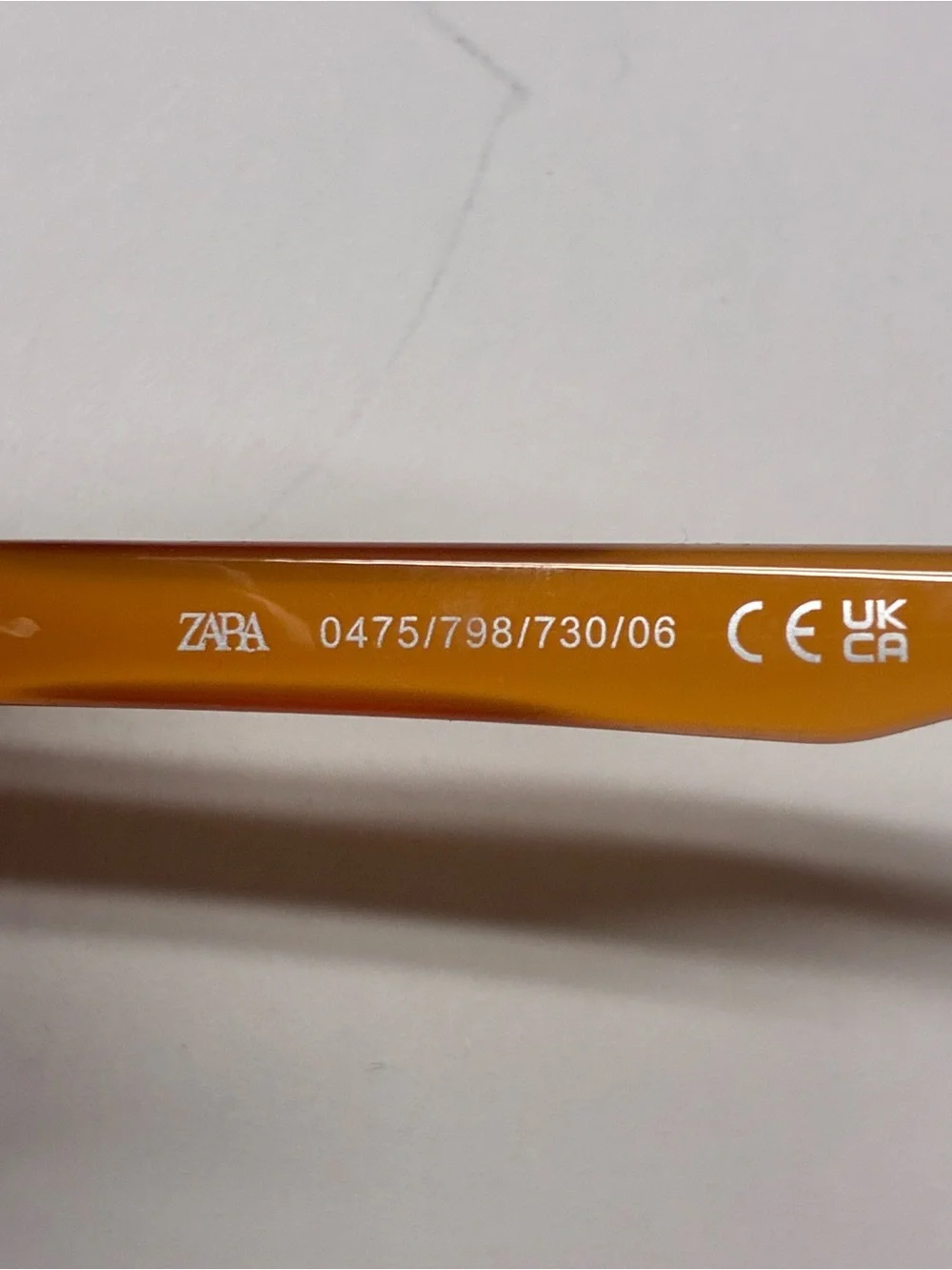 NWOT. Zara Kids Light Brown Square Sunglasses with Translucent Frames.